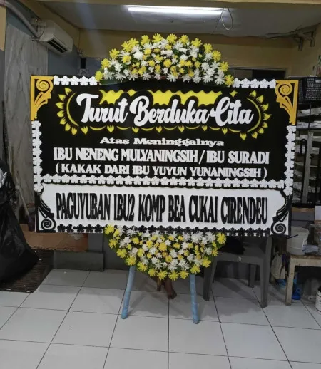 Papan Bunga Duka Kiaracondong
